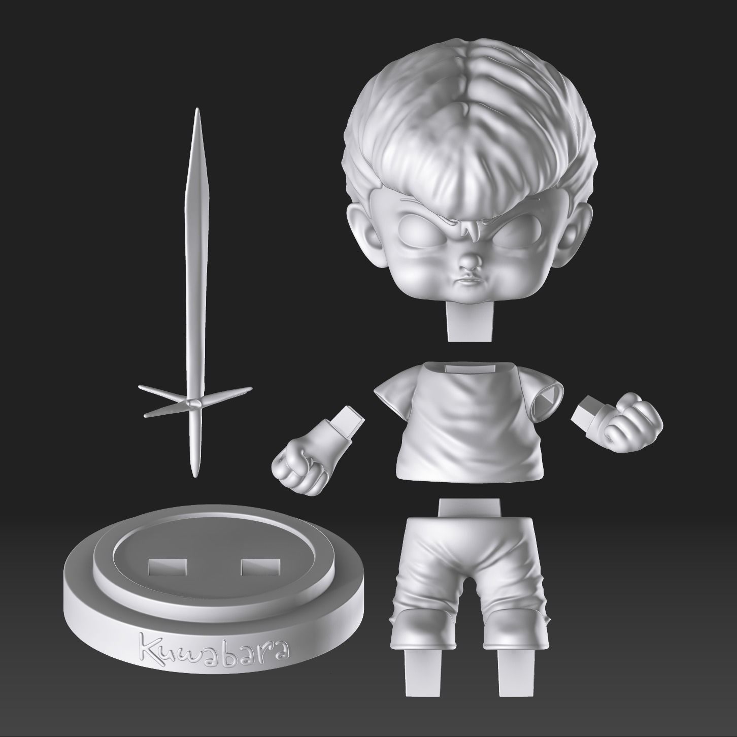 FOFUXO KUWABARA 3D print model_6