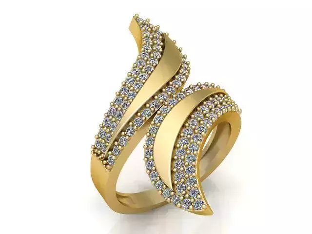 Diamond Ring Jewellery for Women 3D print model
