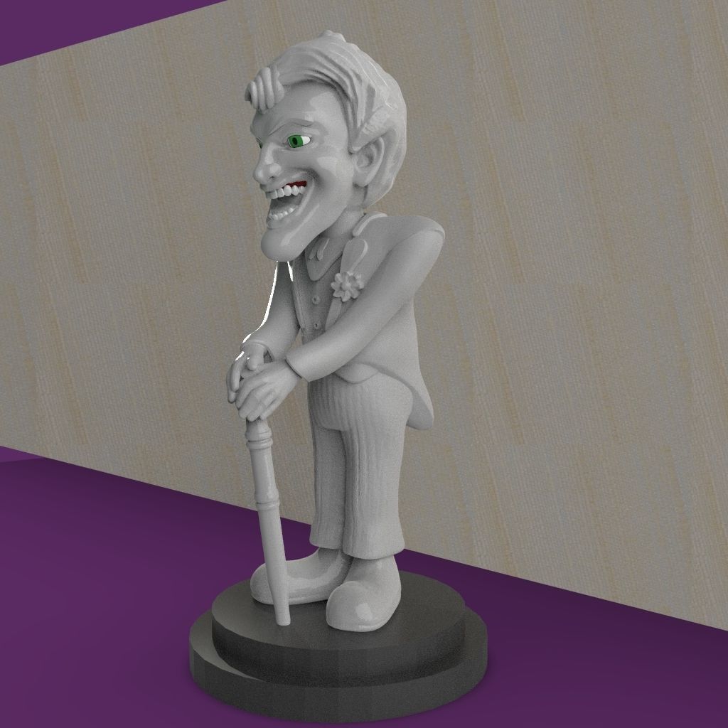 Joker 3D print model_3