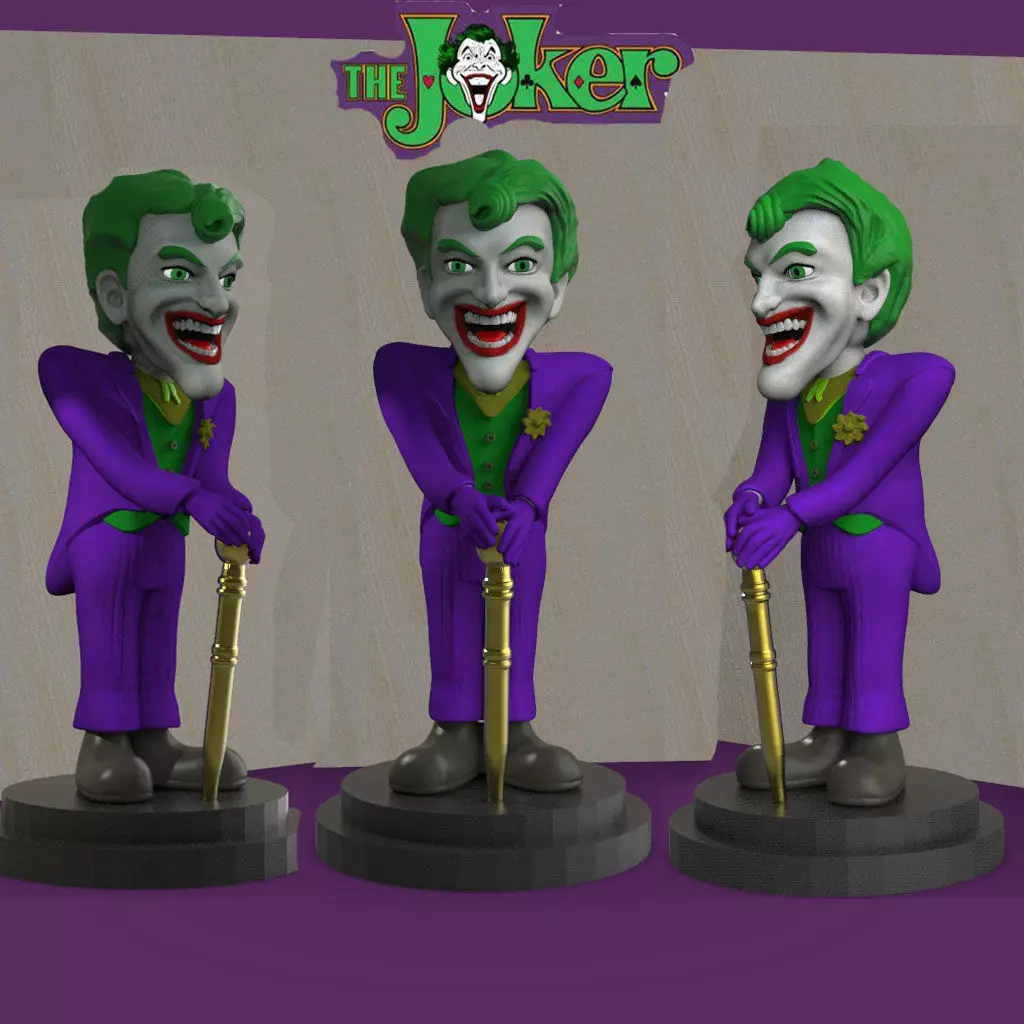 Joker 3D print model_0