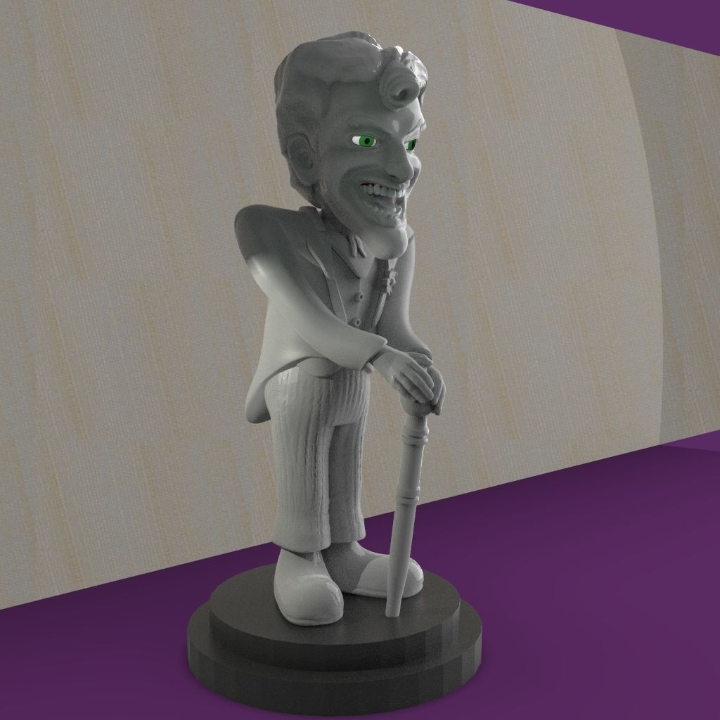 Joker 3D print model_2