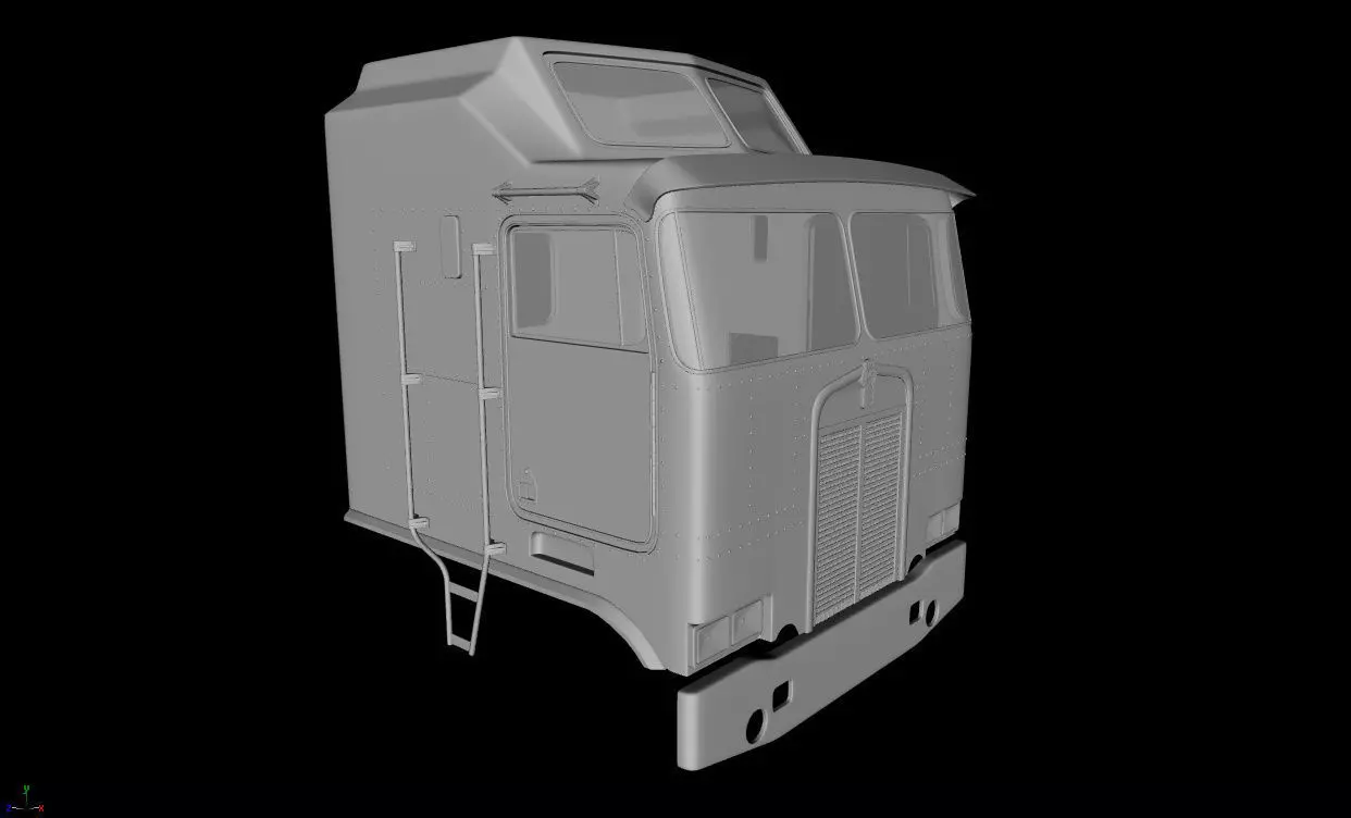Kenworth K100 Aerodyne 1974 3D model