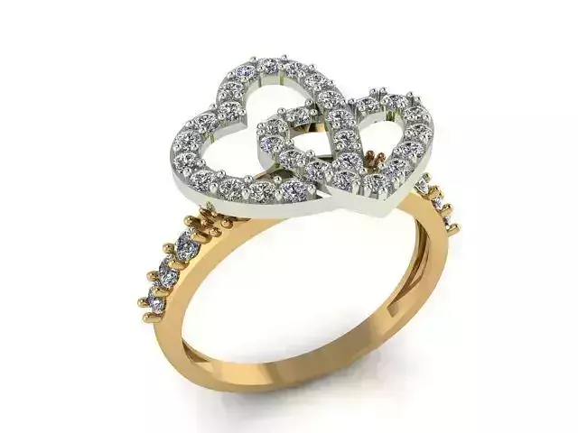 Diamond Ring Jewellery for Women 3D print model
