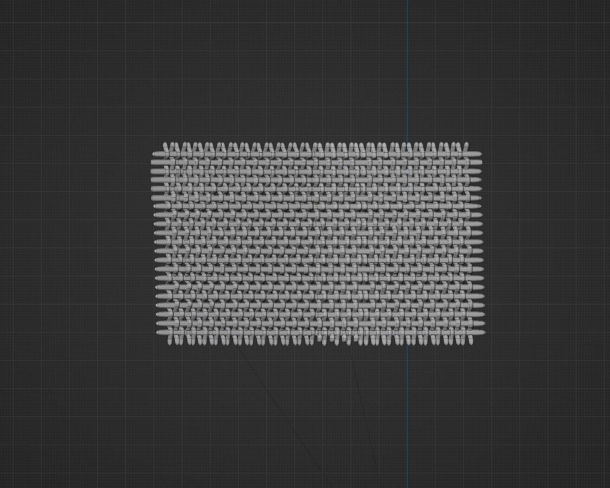 rawhide seating gold chair 3D model Low-poly 3D model_6