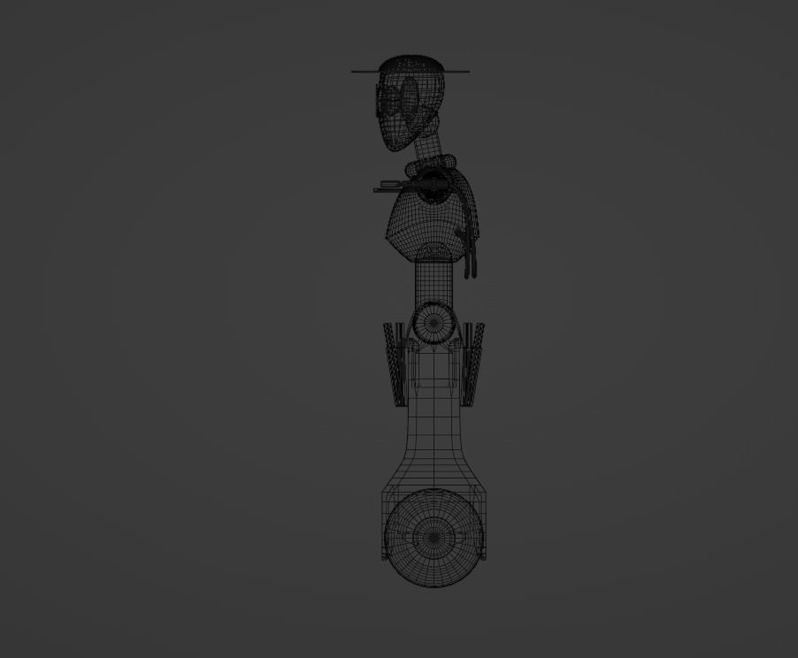 Map Bot--FNAF Security Breach Low-poly 3D model_5