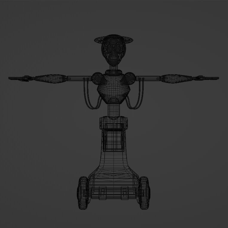 Map Bot--FNAF Security Breach Low-poly 3D model_4
