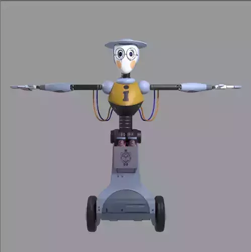 Map Bot--FNAF Security Breach Low-poly 3D model