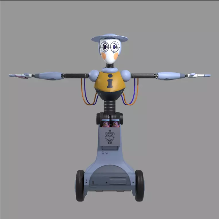 Map Bot--FNAF Security Breach Low-poly 3D model_0