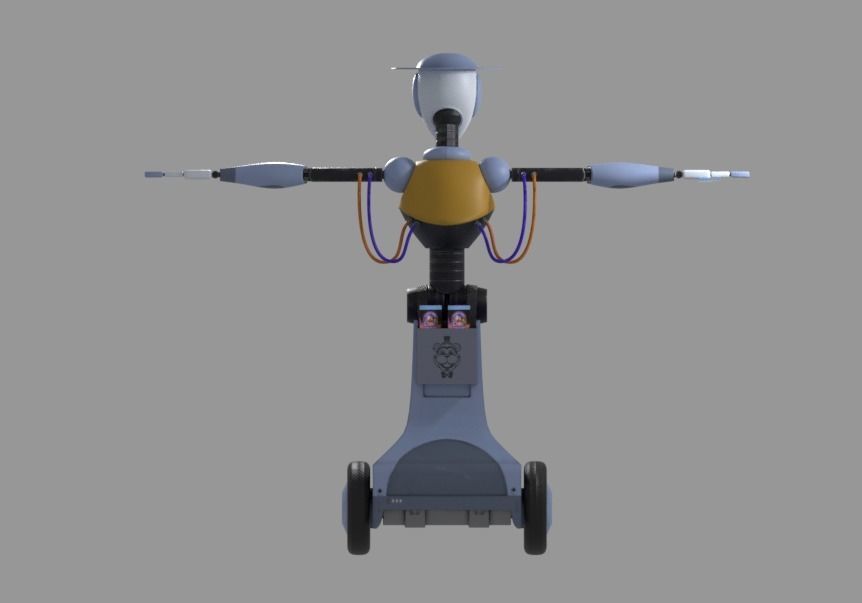 Map Bot--FNAF Security Breach Low-poly 3D model_2