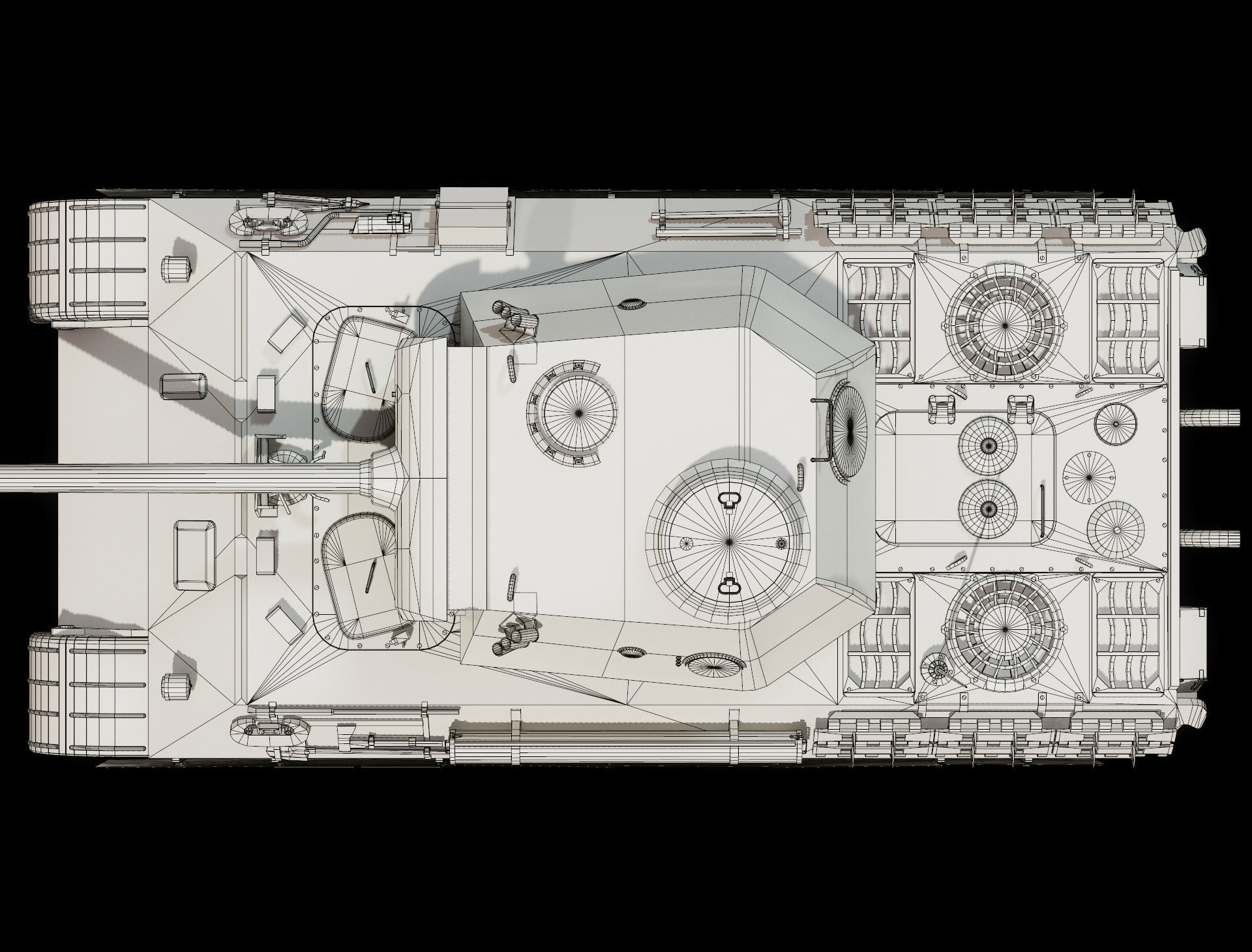 Panther Ausf D - Base Mesh 3D model_2