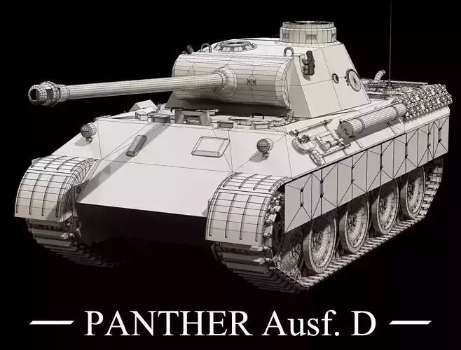 Panther Ausf D - Base Mesh