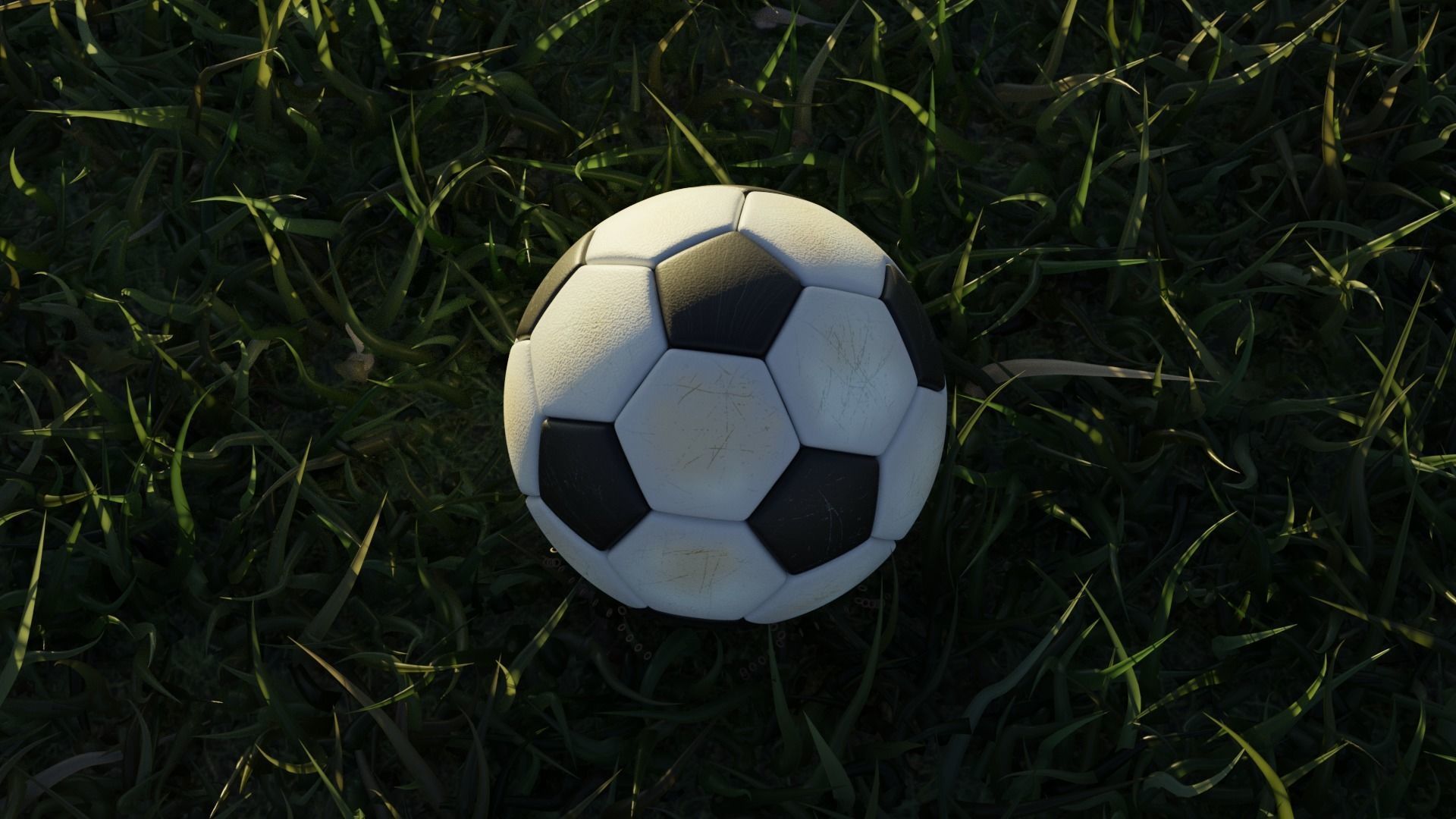 soccer ball 3D model_1