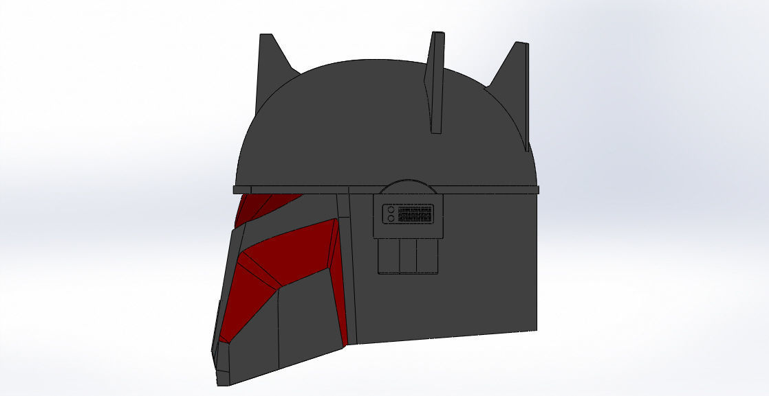 Moff Gideon Helmet 3D print model_1
