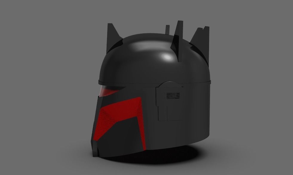 Moff Gideon Helmet 3D print model_4