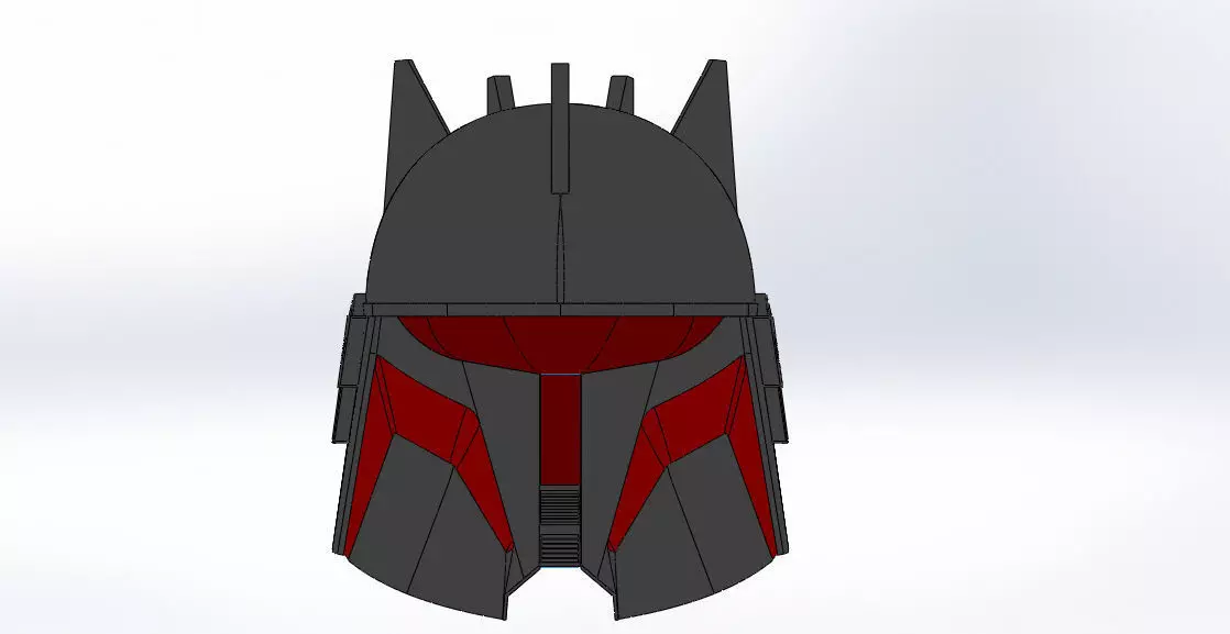 Moff Gideon Helmet 3D print model_0