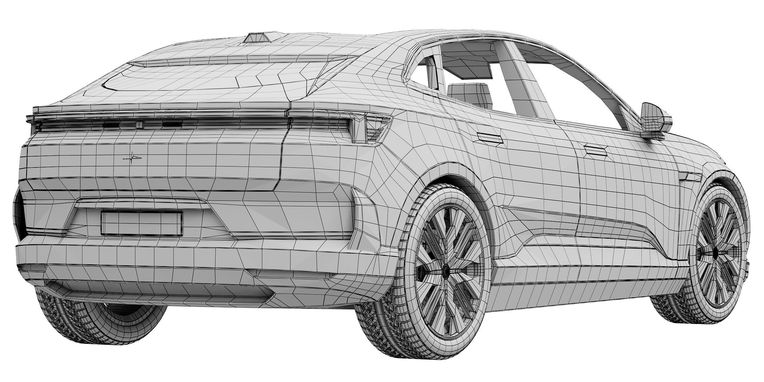 Polestar 4 2024 3D model_16