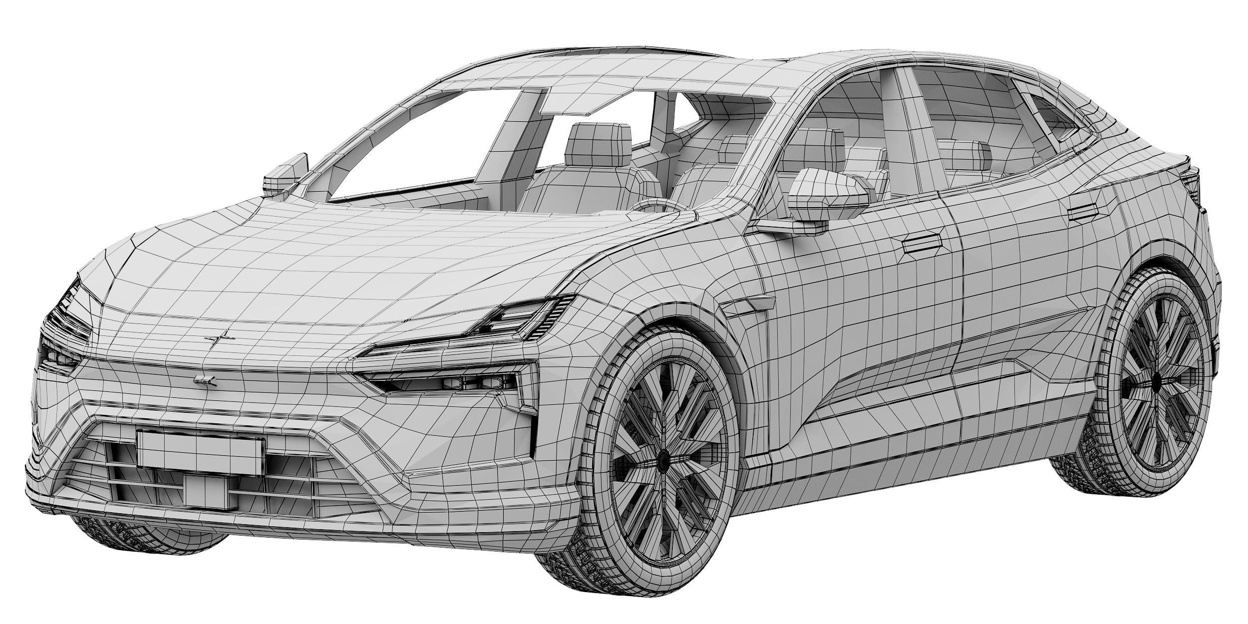 Polestar 4 2024 3D model_13