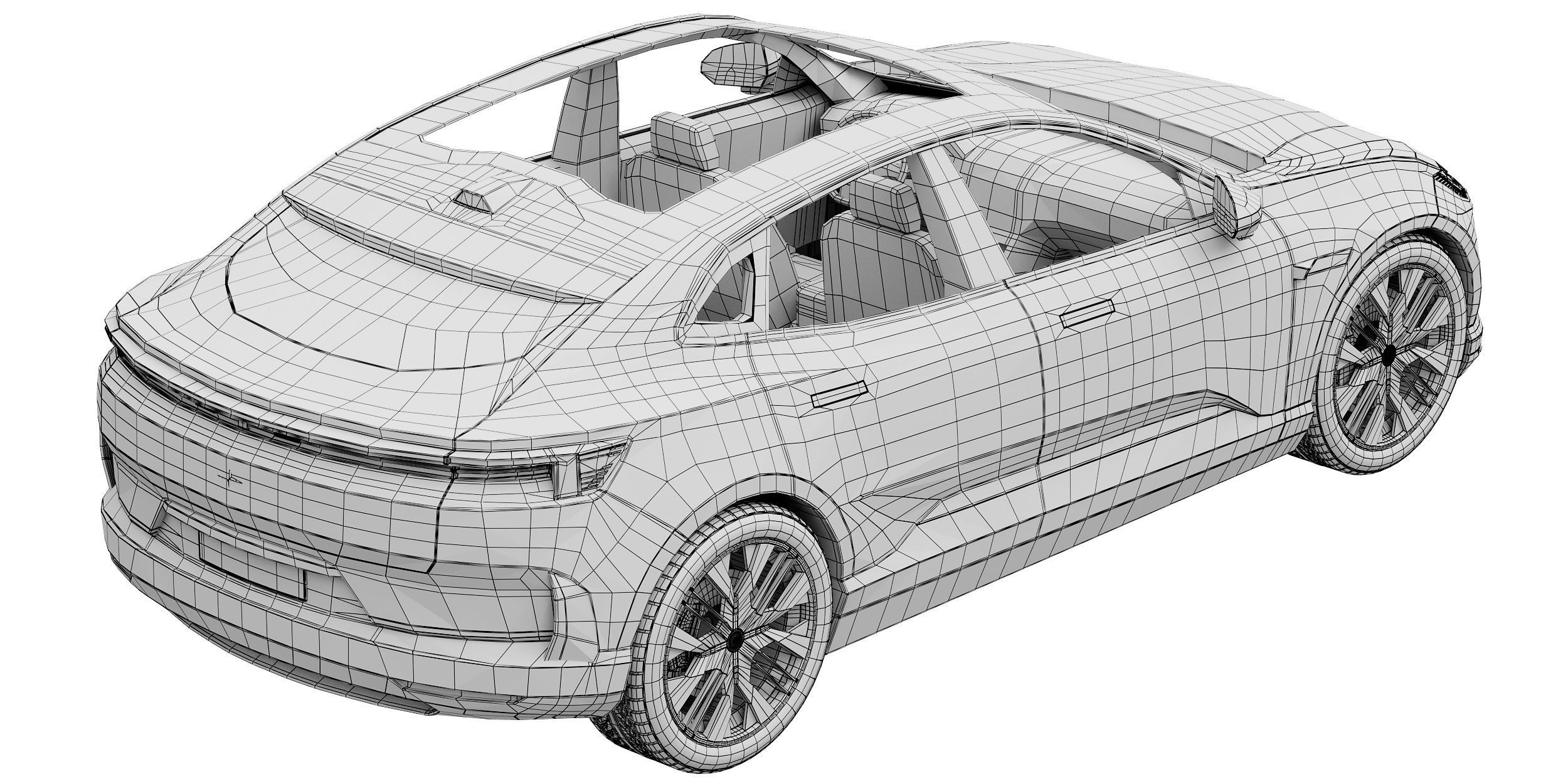 Polestar 4 2024 3D model_17