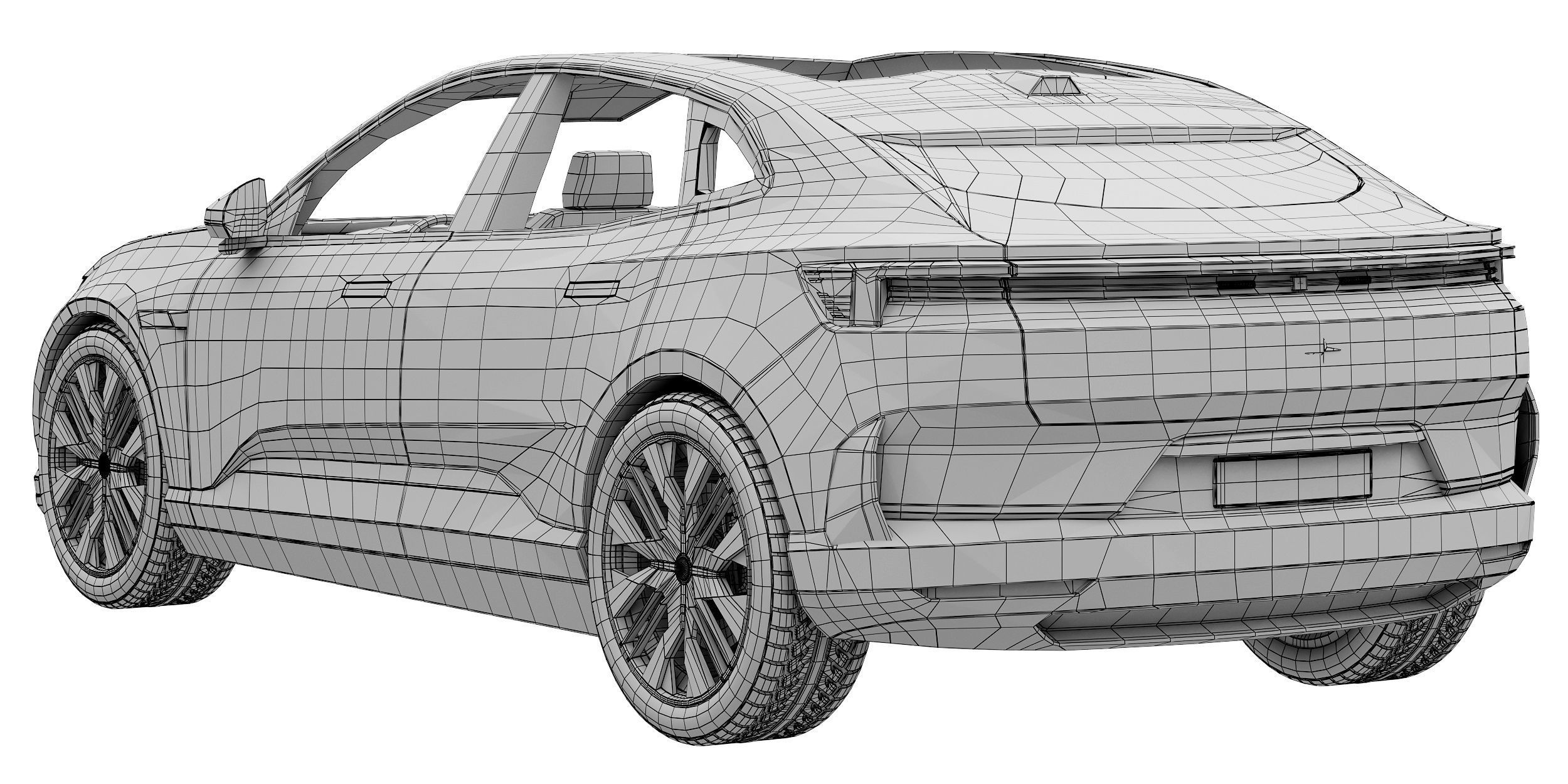 Polestar 4 2024 3D model_15