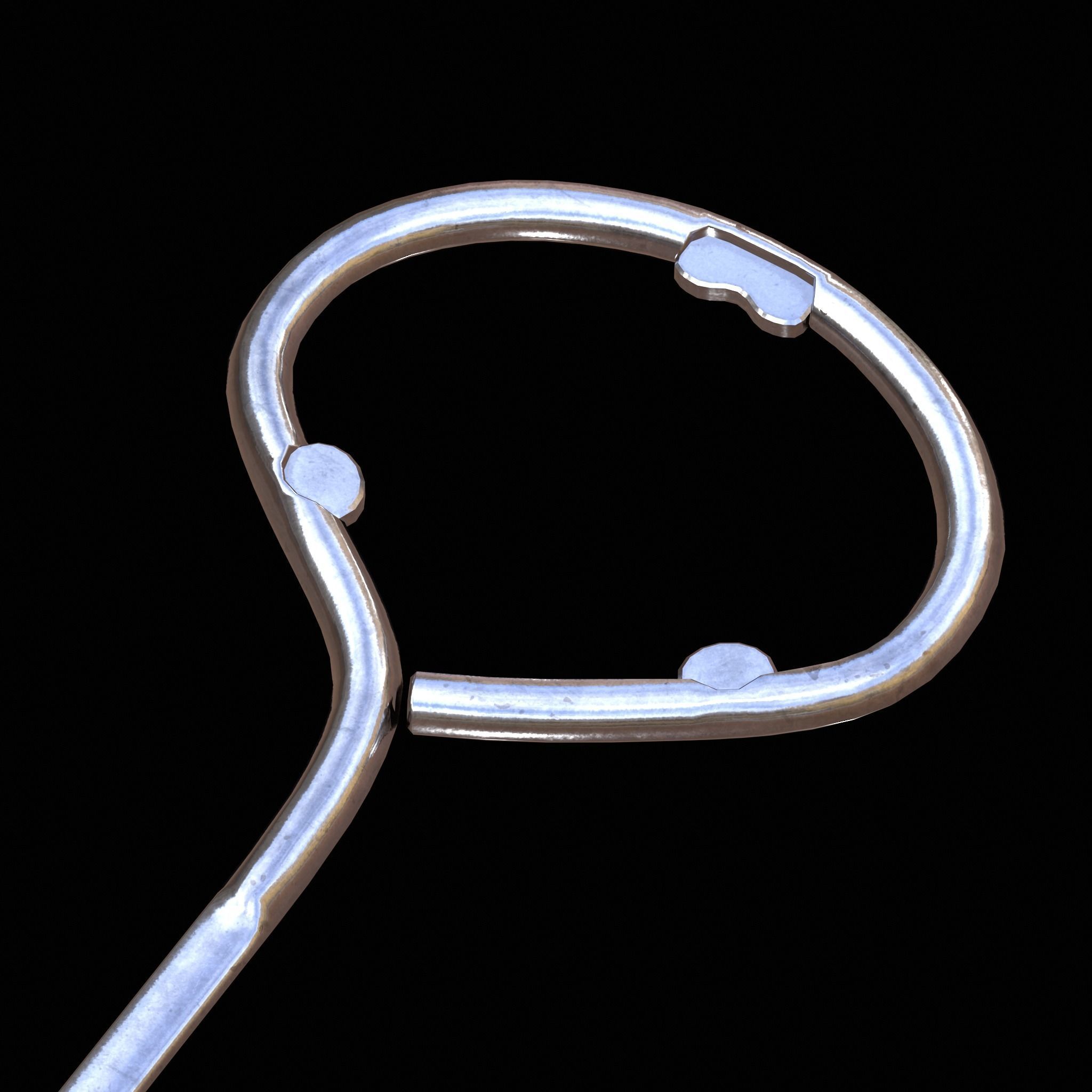 Paint Can Opener Low-poly 3D model_5