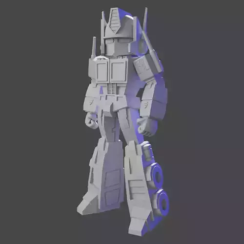 Optimus Prime Sylized-Chibi 3D model