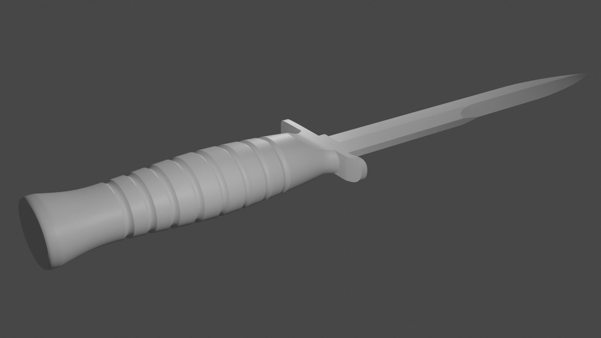M3 Combat Knife Prop 3D print model_2
