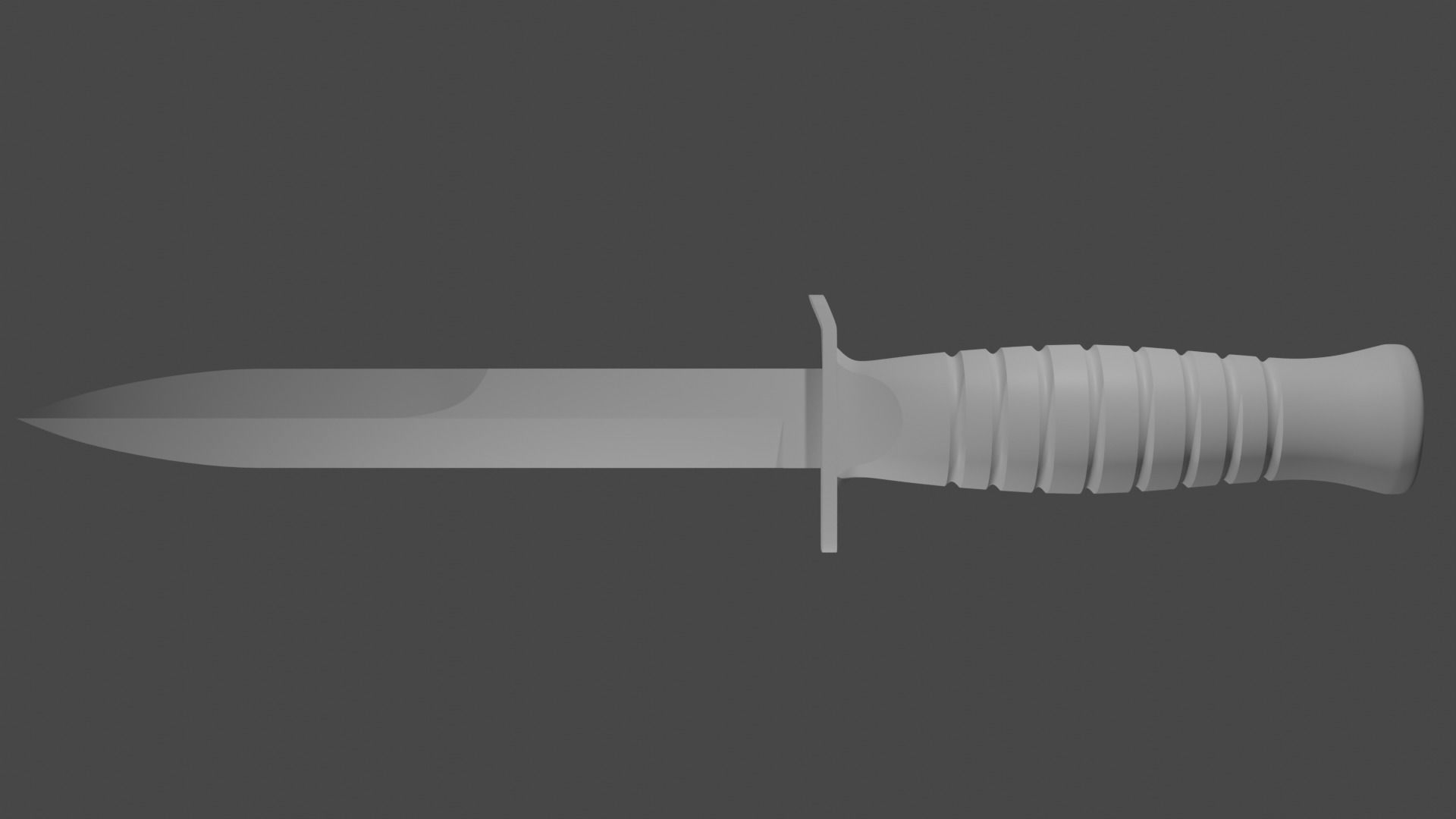 M3 Combat Knife Prop 3D print model_4
