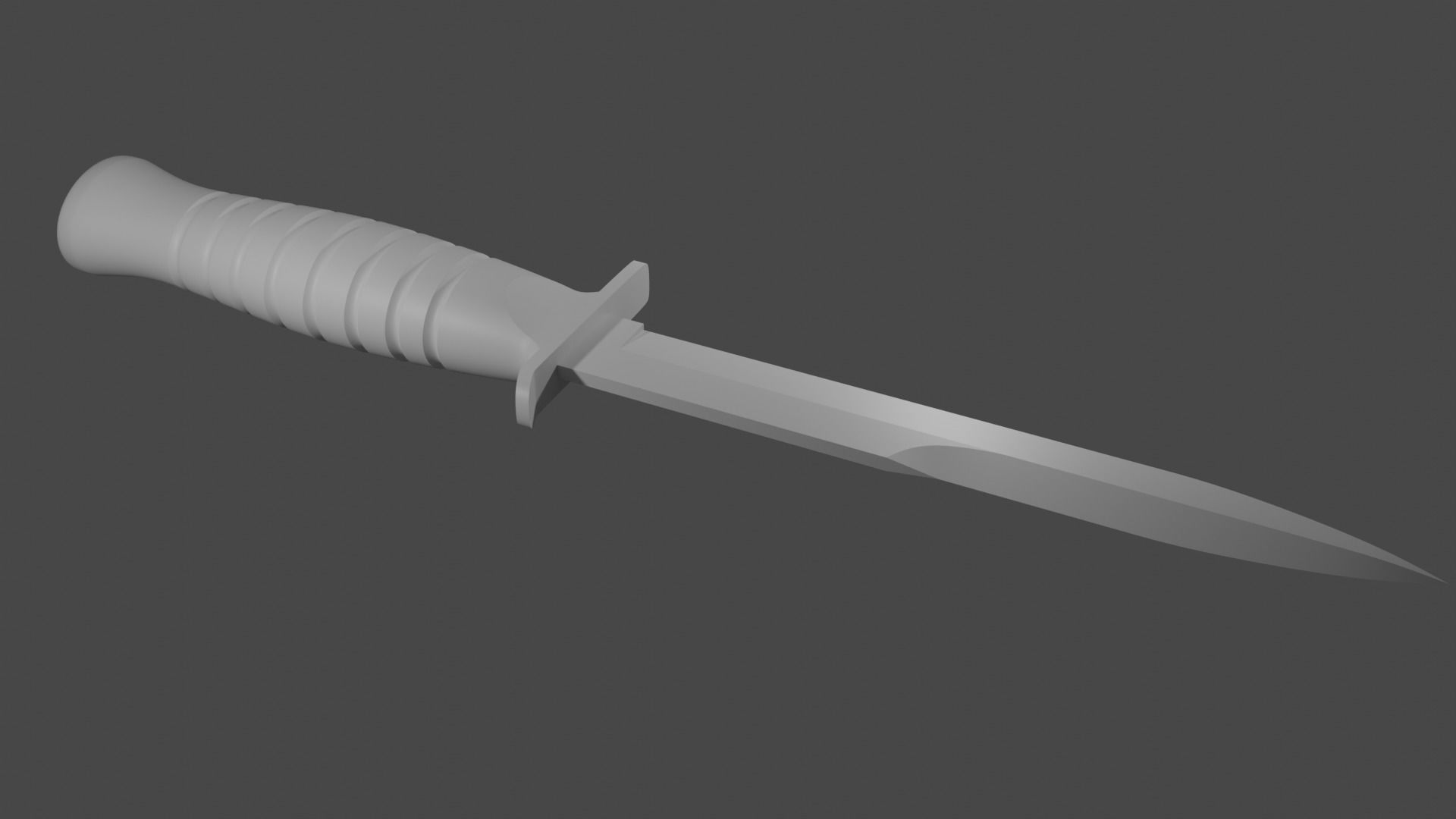 M3 Combat Knife Prop 3D print model_1