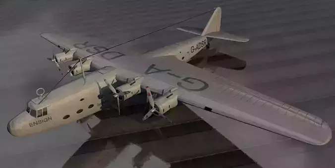 Armstrong Whitworth AW-27 Ensign 3D model