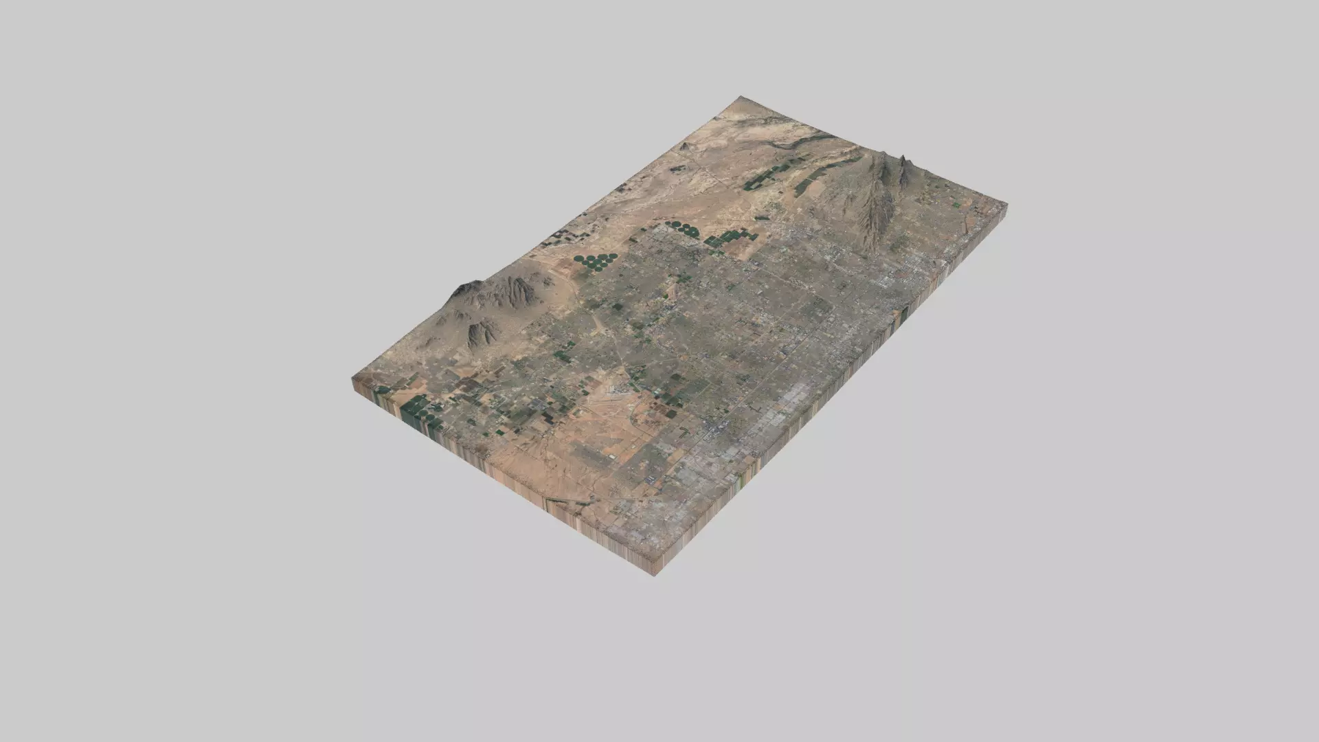 Chandler City Low-poly 3D model