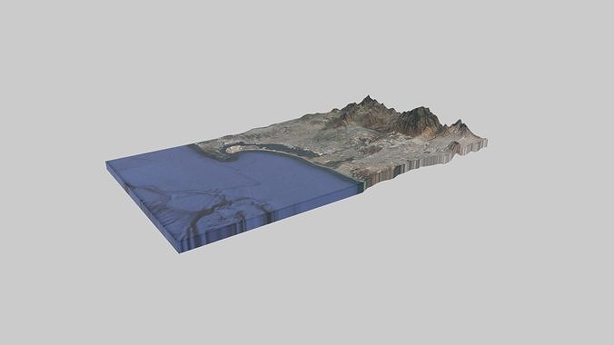 Chula Vista City Low-poly 3D model