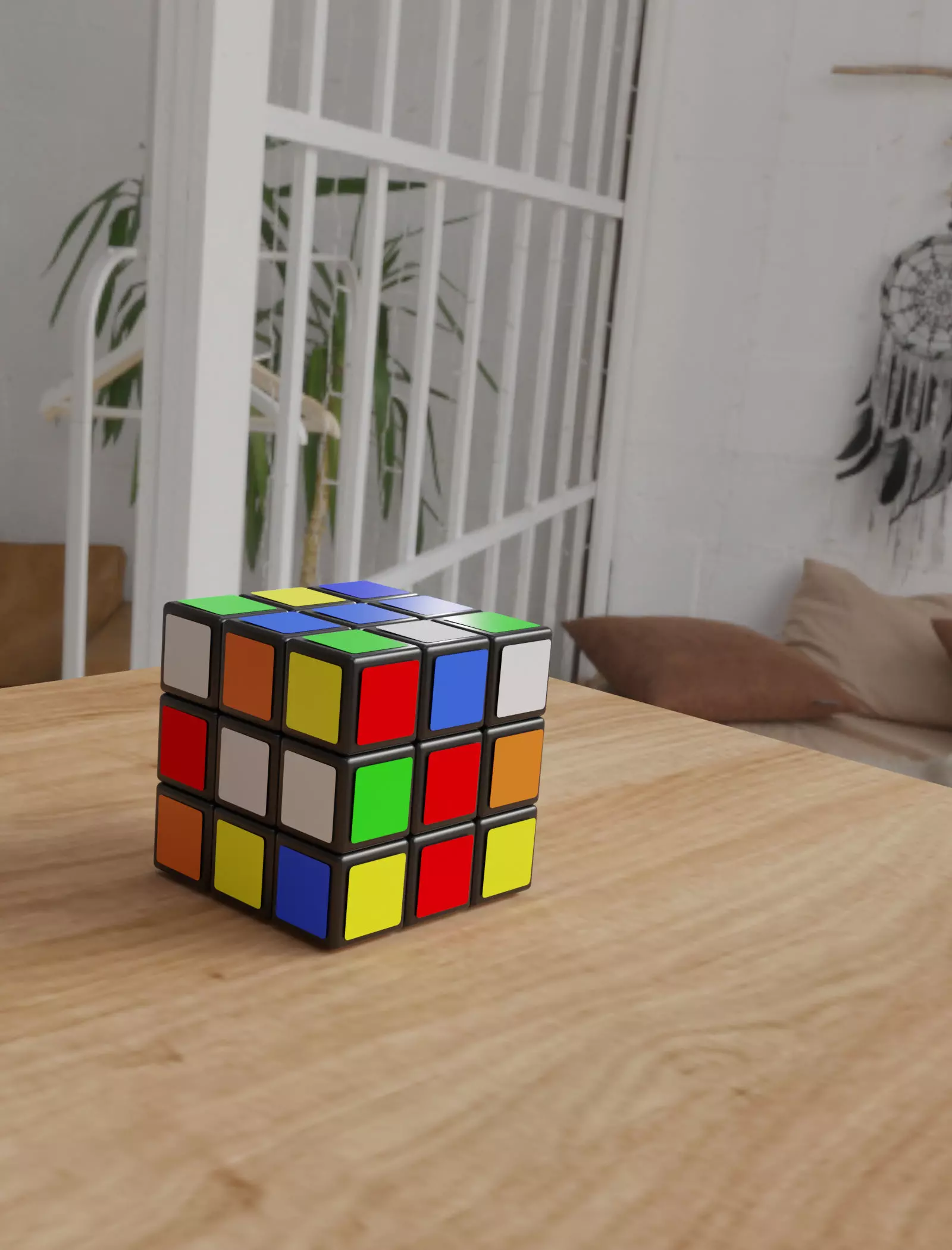 Rubic Cube 3D model_0