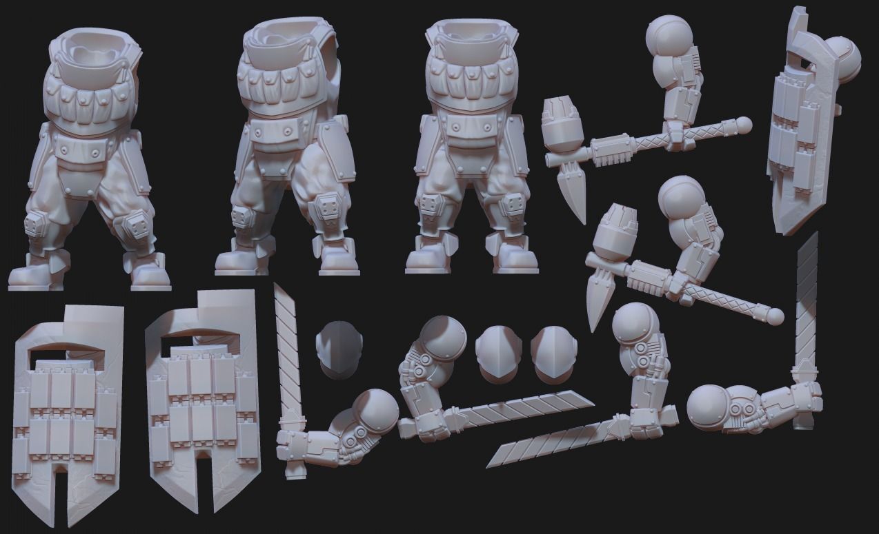 Jade Coalition - Juggernauts Free 3D print model_1