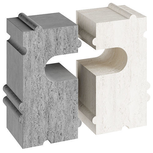 Kelly Wearstler HUME table 3D model