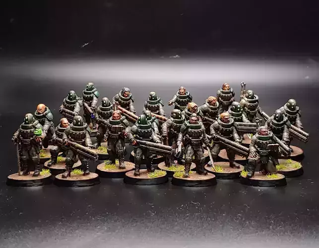 Jade Coalition - Basic Infantry 3D print model