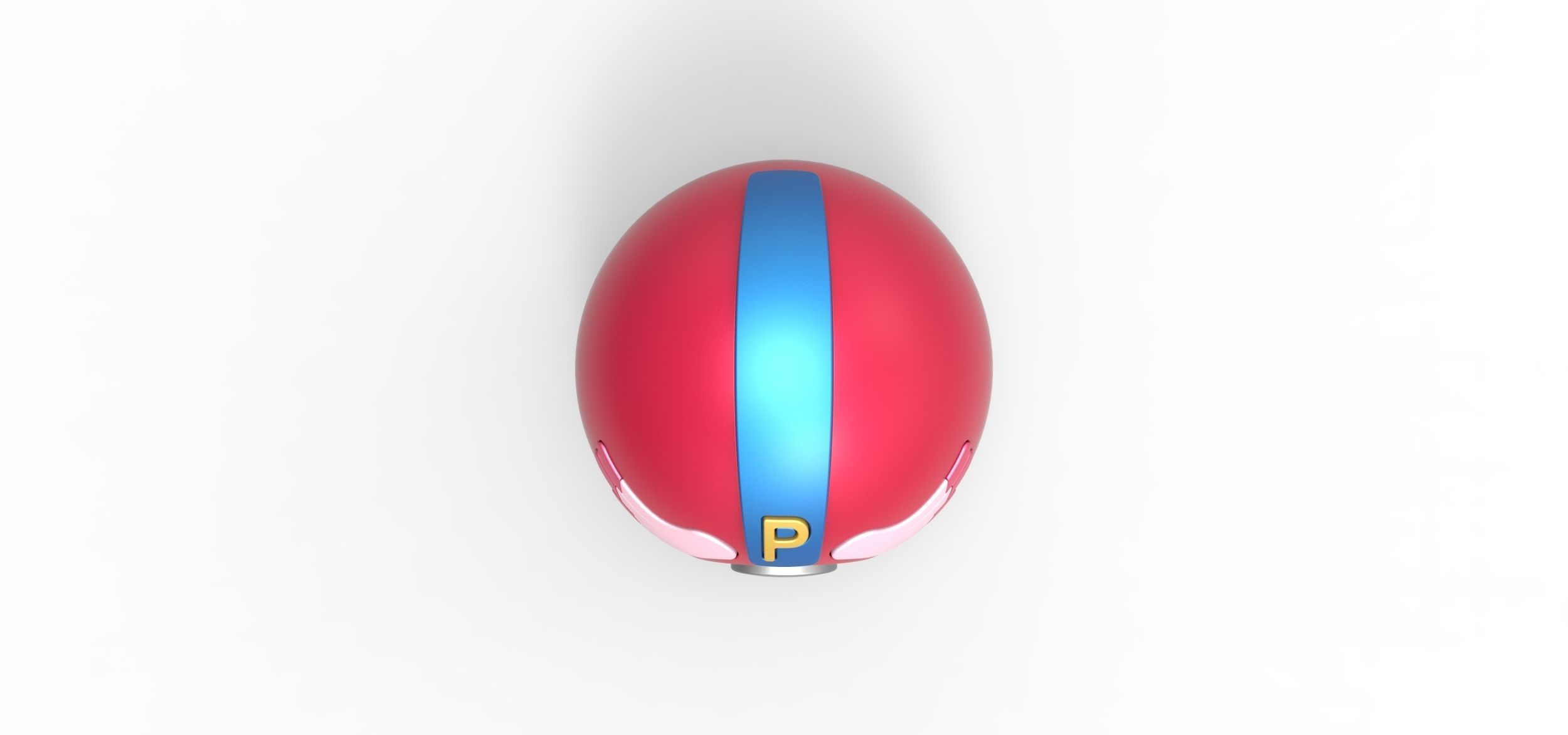 PIA Chansey Ball 3D print model_4