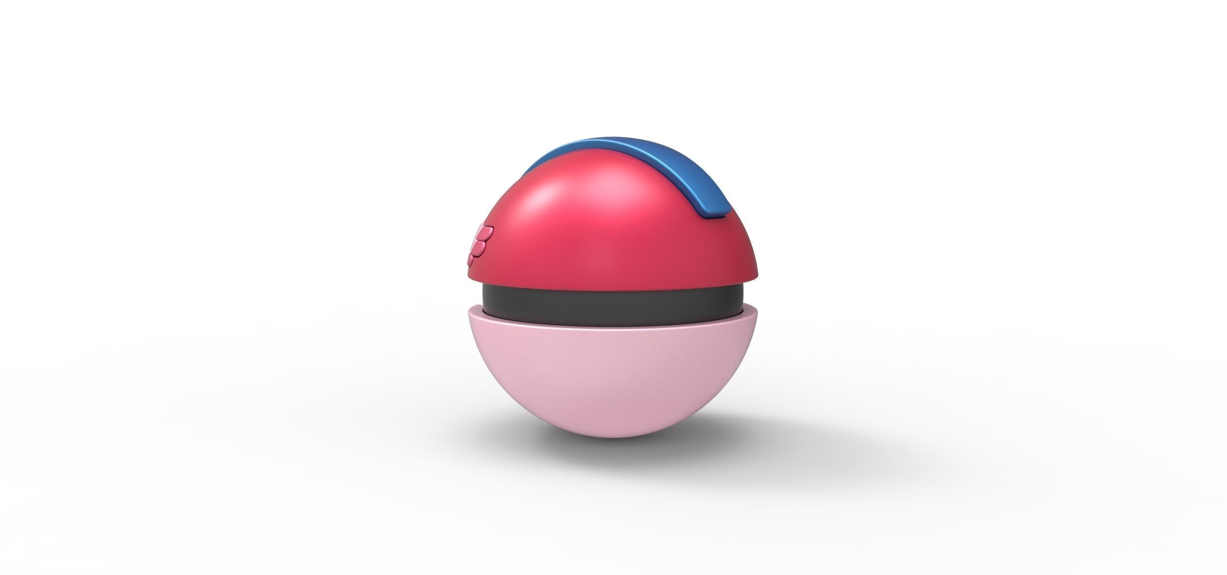 PIA Chansey Ball 3D print model_7
