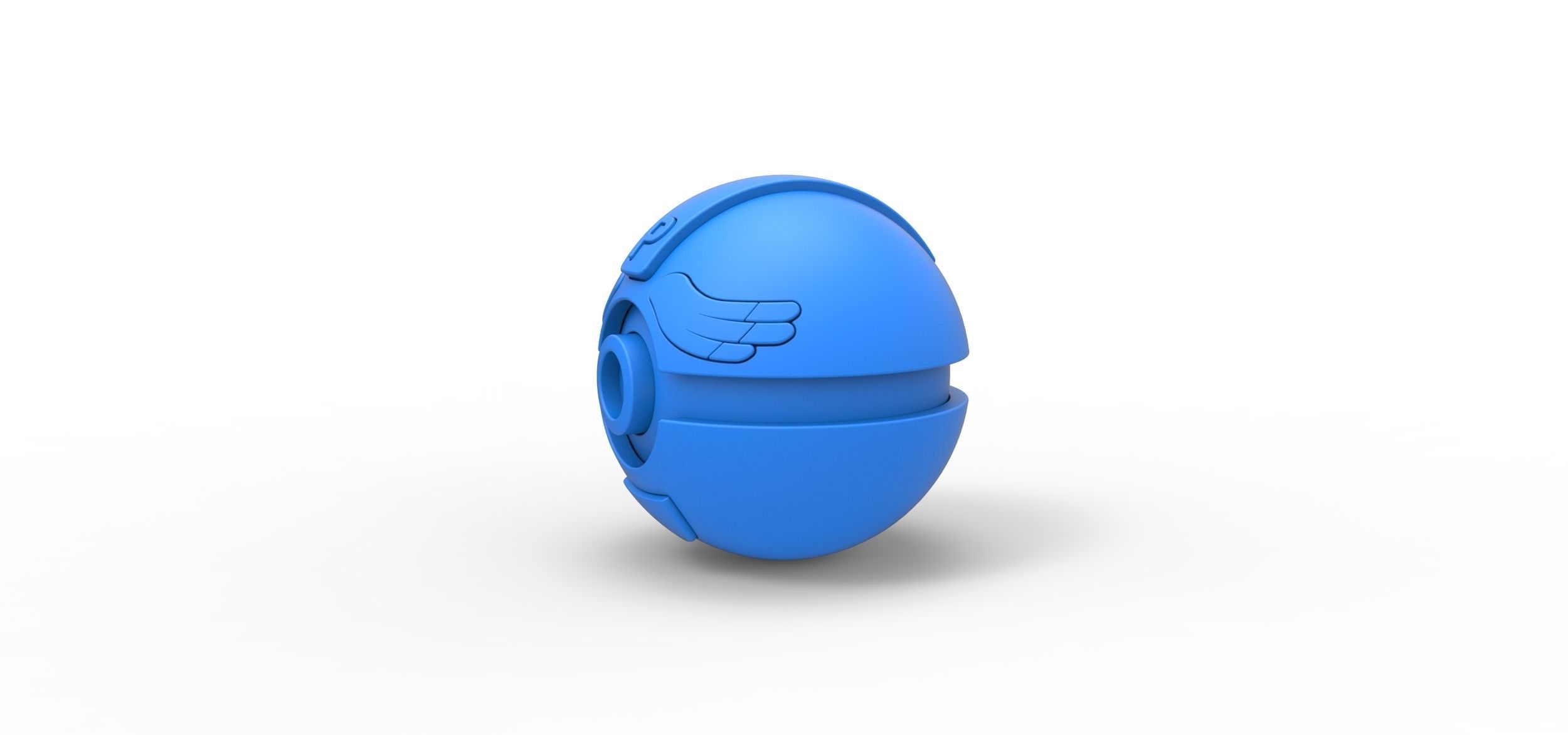 PIA Chansey Ball 3D print model_15