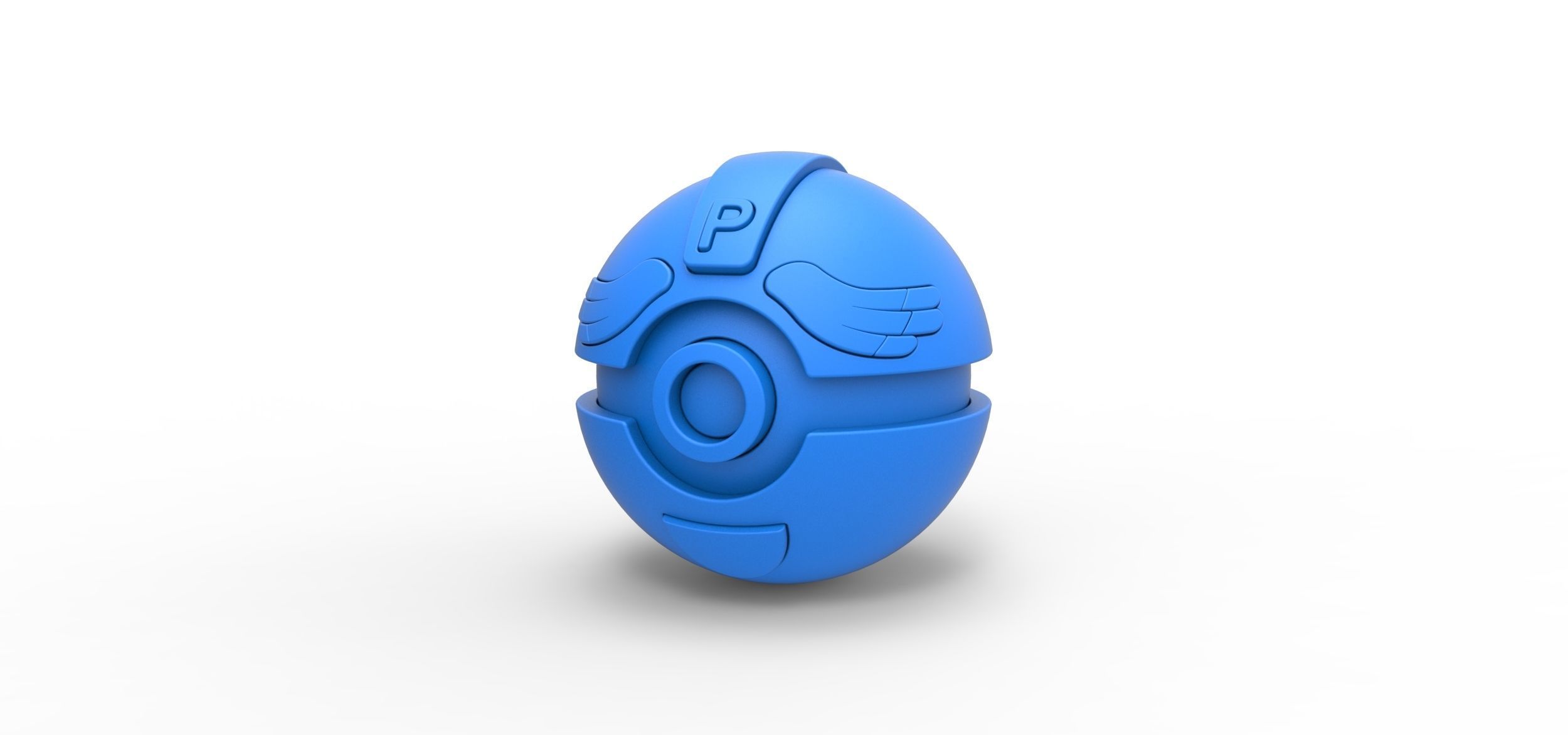 PIA Chansey Ball 3D print model_9
