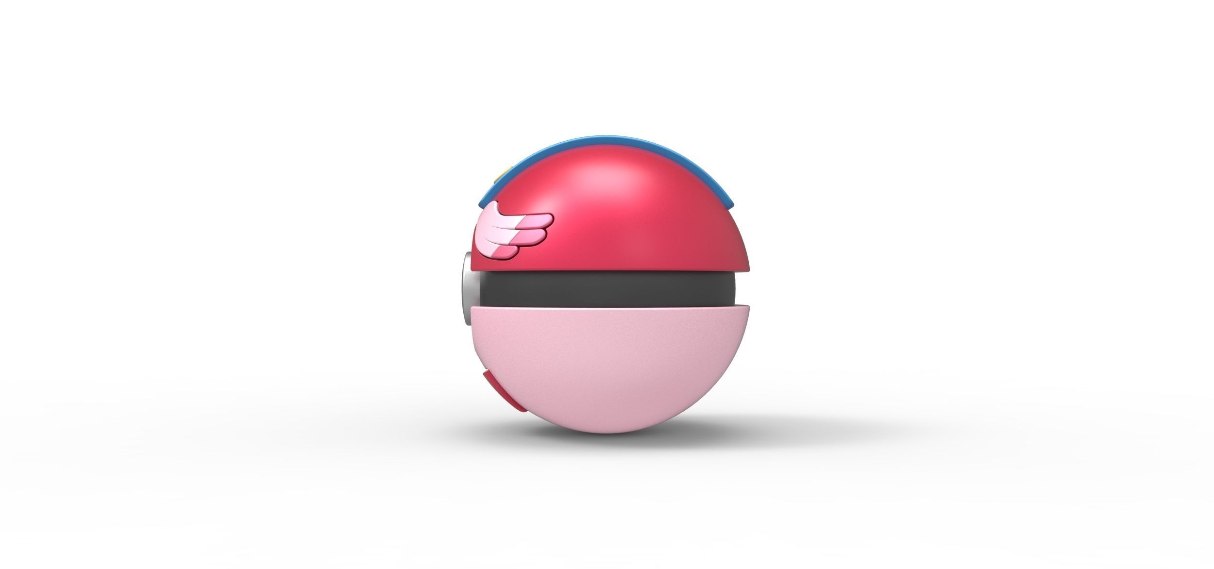 PIA Chansey Ball 3D print model_6