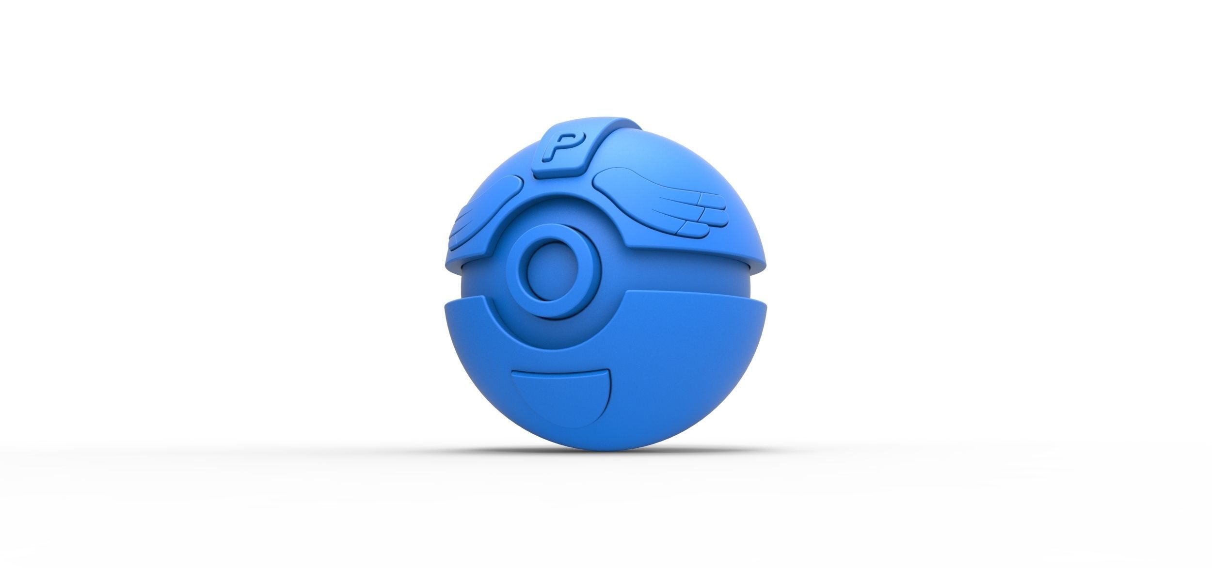 PIA Chansey Ball 3D print model_10