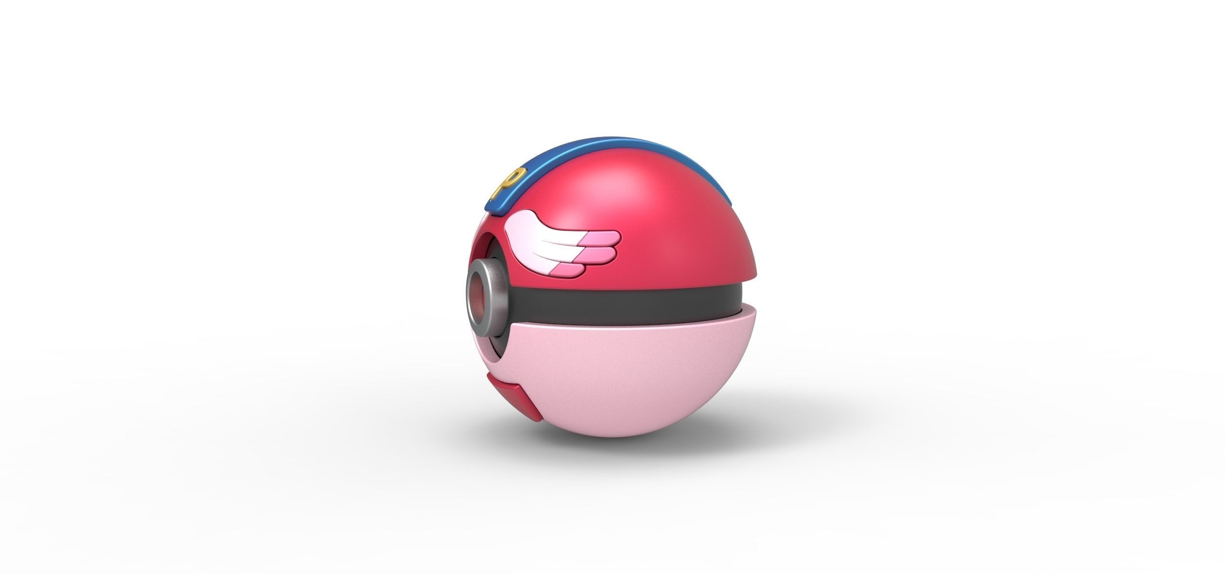 PIA Chansey Ball 3D print model_5
