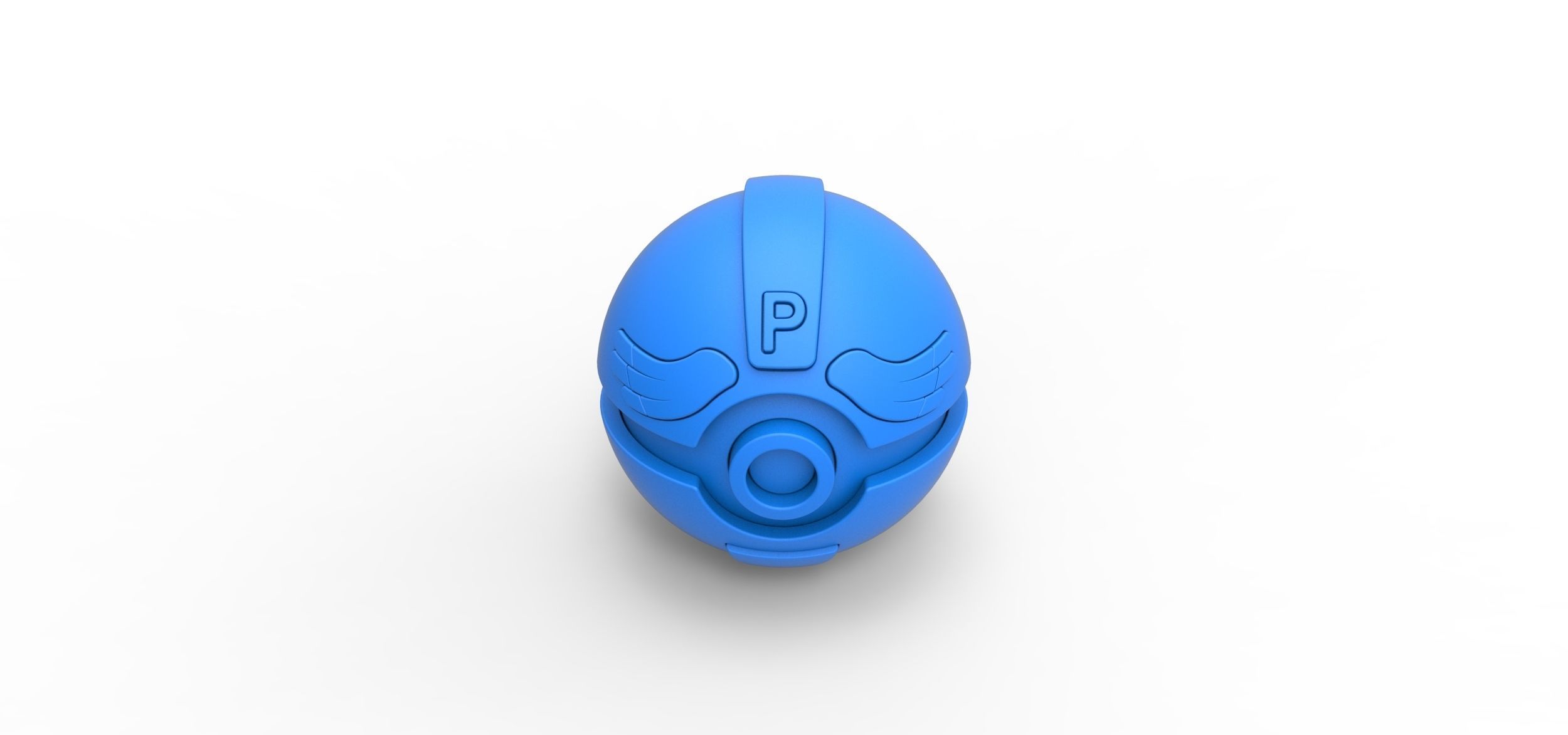 PIA Chansey Ball 3D print model_12