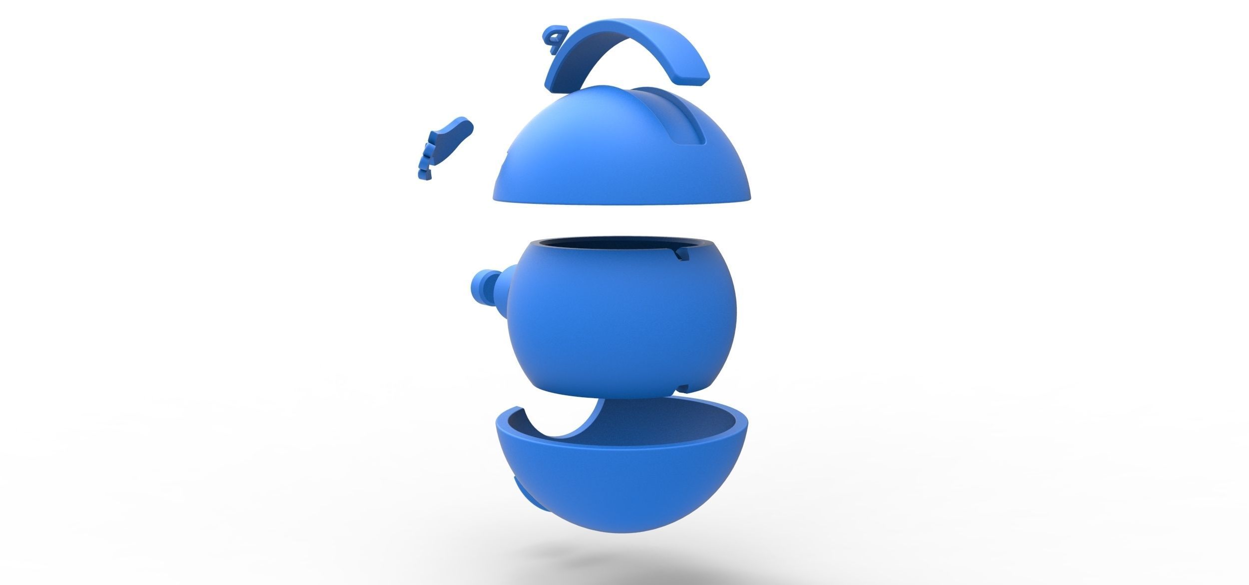 PIA Chansey Ball 3D print model_22