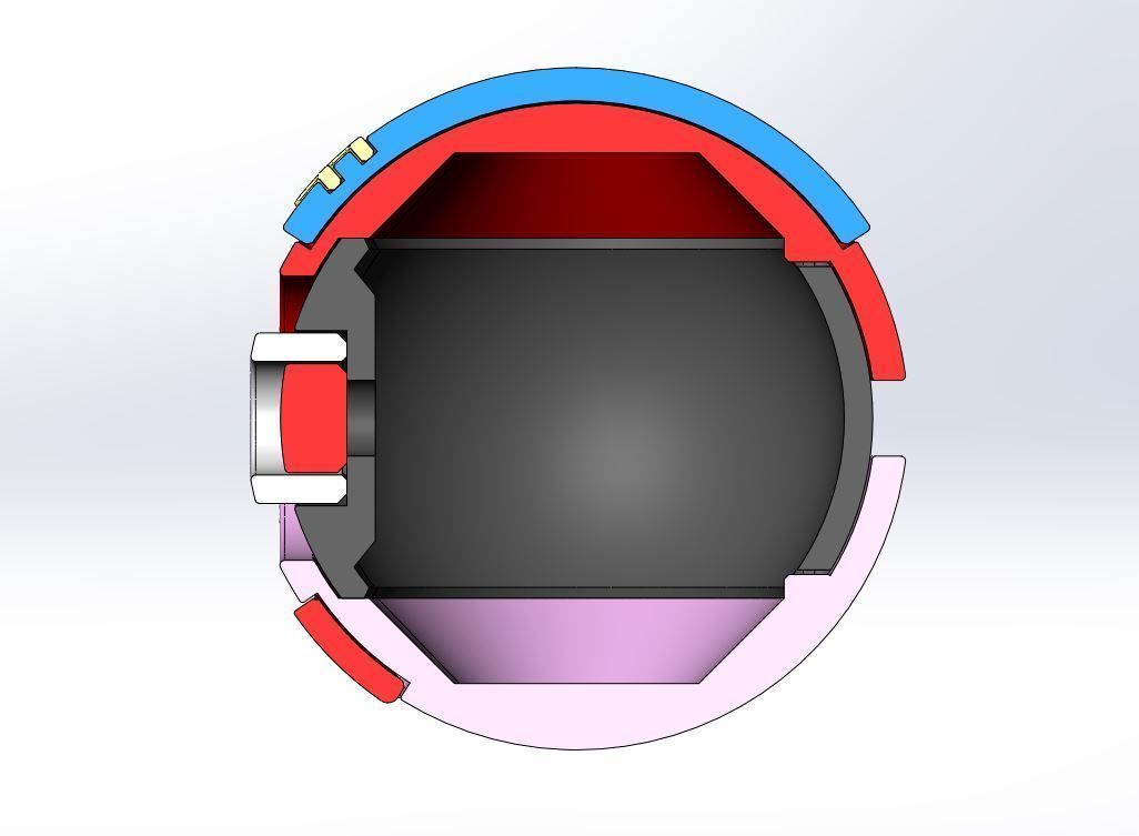 PIA Chansey Ball 3D print model_23