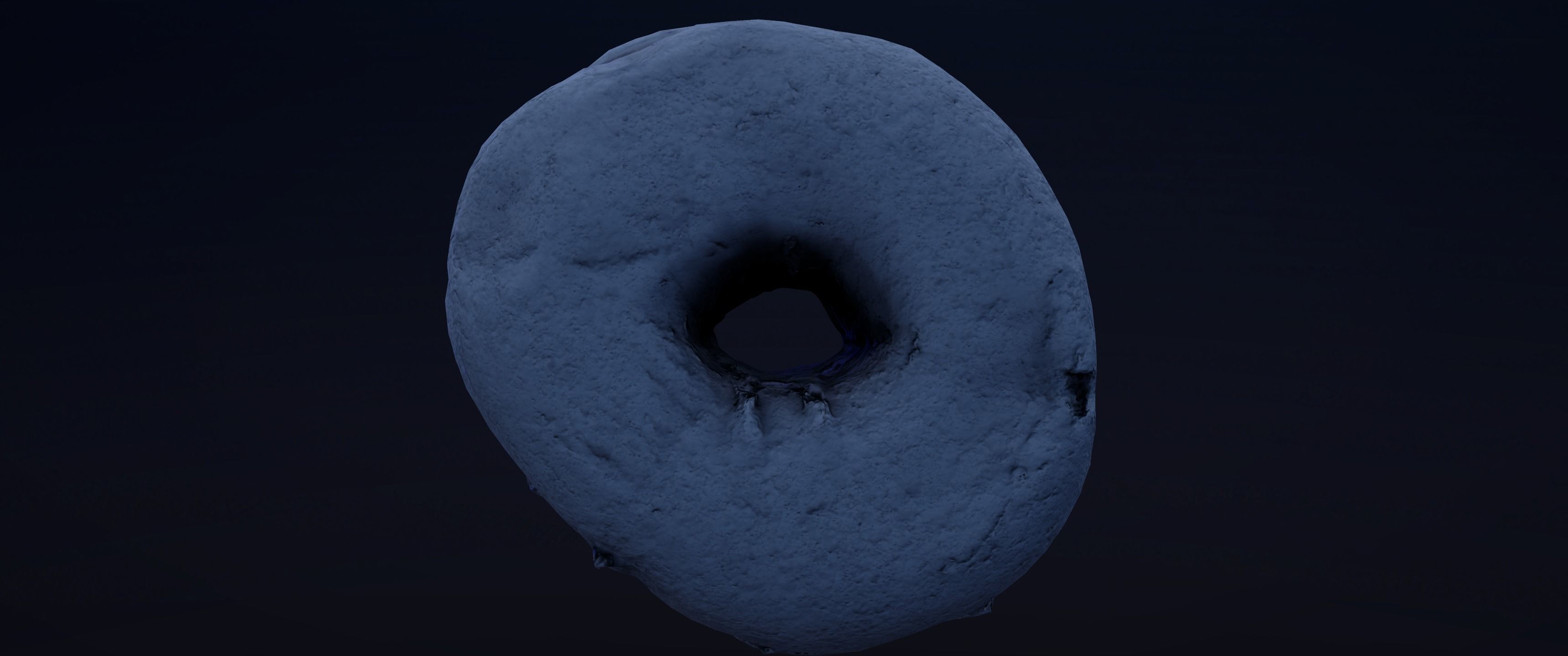 8k Chocolate Classic Covered Doughnut - 5 Levels of Detail Low-poly 3D model_14