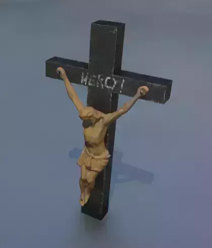Cross Jesus 3D