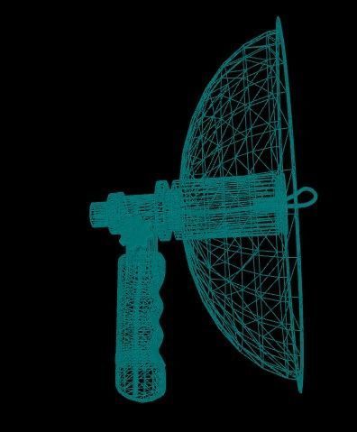 Parabolic 3D Model Low-poly 3D model_5