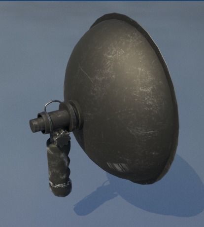 Parabolic 3D Model Low-poly 3D model_2