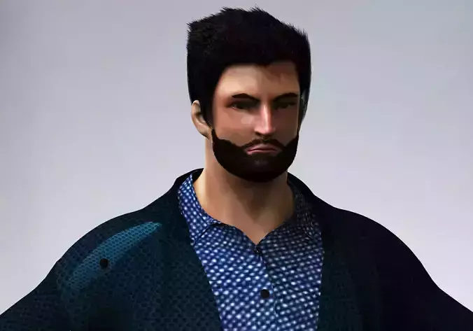 Man Character 3d Model